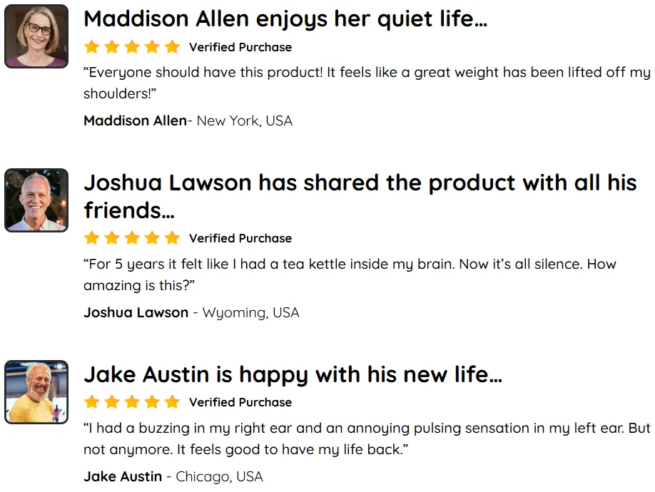 Quietum Plus Testimonials